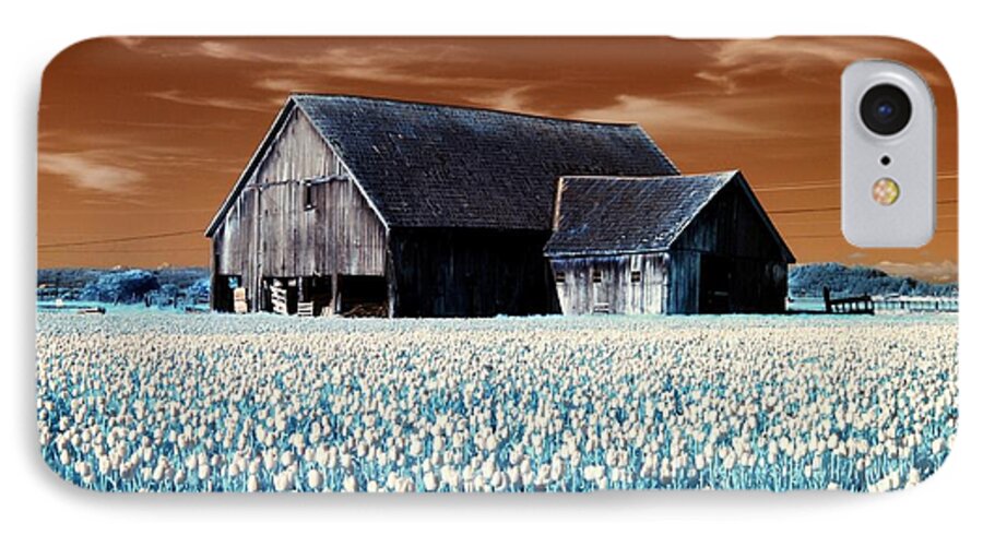 Barn iPhone 7 Case featuring the photograph Tulip Barn by Rebecca Parker