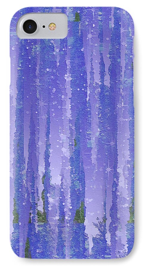 Evening iPhone 7 Case featuring the digital art Twilight by Wendy J St Christopher