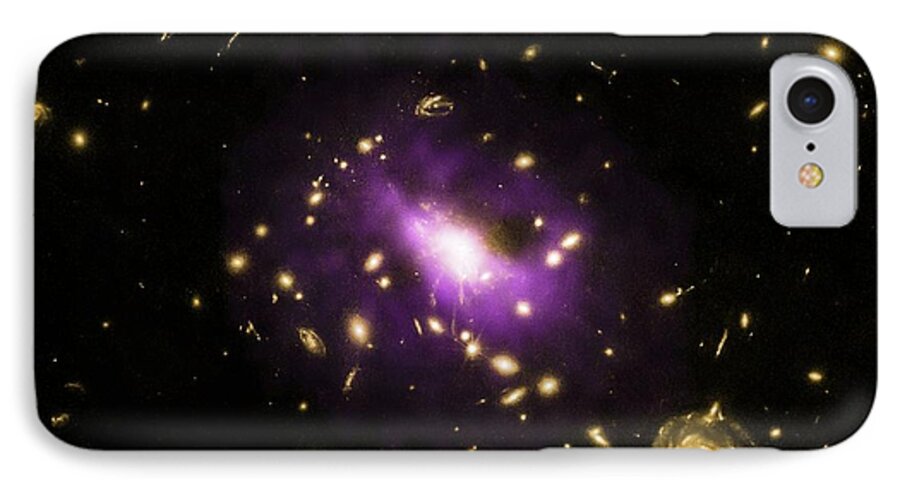 Nobody iPhone 7 Case featuring the photograph Ultramassive Black Hole by X-ray: Nasa/cxc/stanford/j.hlava