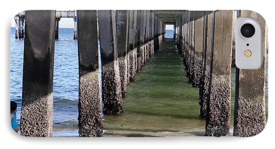 Water iPhone 7 Case featuring the photograph Under The Boardwalk by Ed Weidman