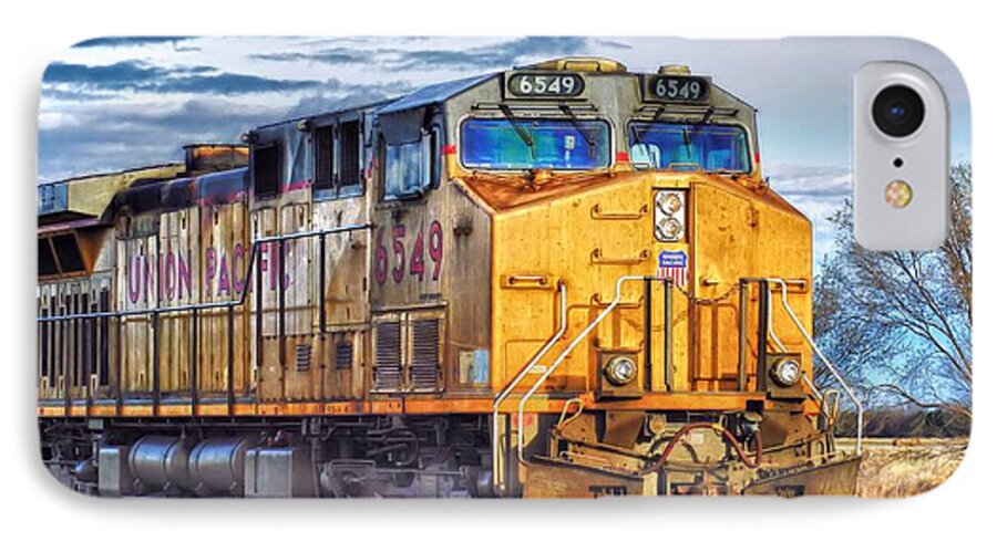 Locomotive iPhone 7 Case featuring the photograph Up 6549 by Bill Kesler