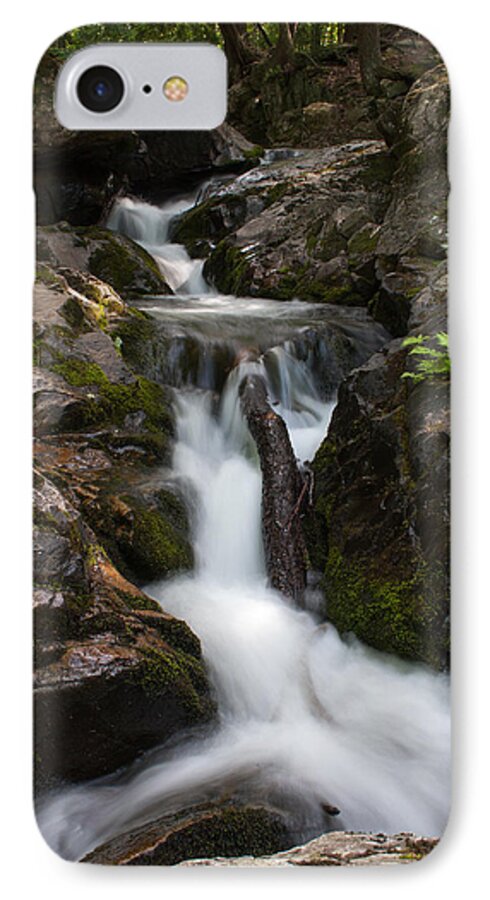 Waterfall iPhone 7 Case featuring the photograph Upper Pup Creek Falls by Paul Rebmann