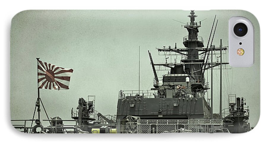 Uraga-class Mine-countermeasures Support Ship iPhone 7 Case featuring the photograph Uraga by Aiolos Greek Collections