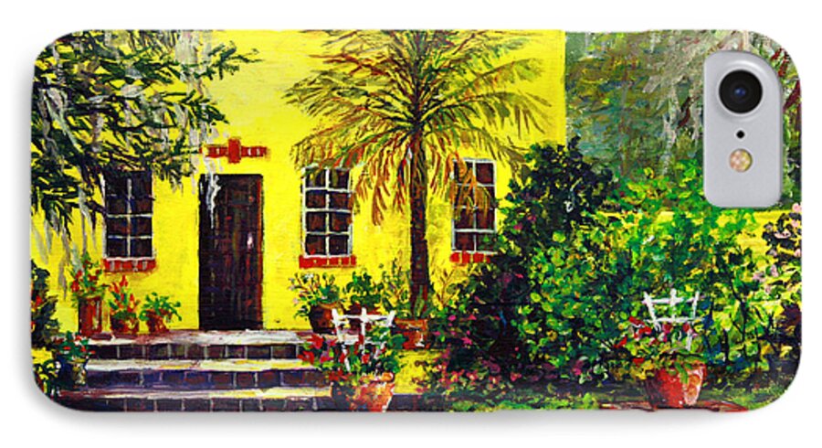 Florida Landscape iPhone 7 Case featuring the painting Vamo Road House by Lou Ann Bagnall