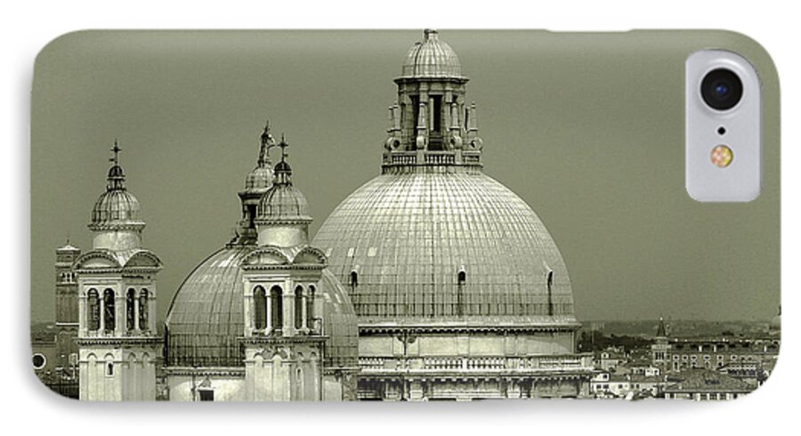 Santa Maria Della Salute iPhone 7 Case featuring the photograph Venetian Basilica Salute by Julie Palencia