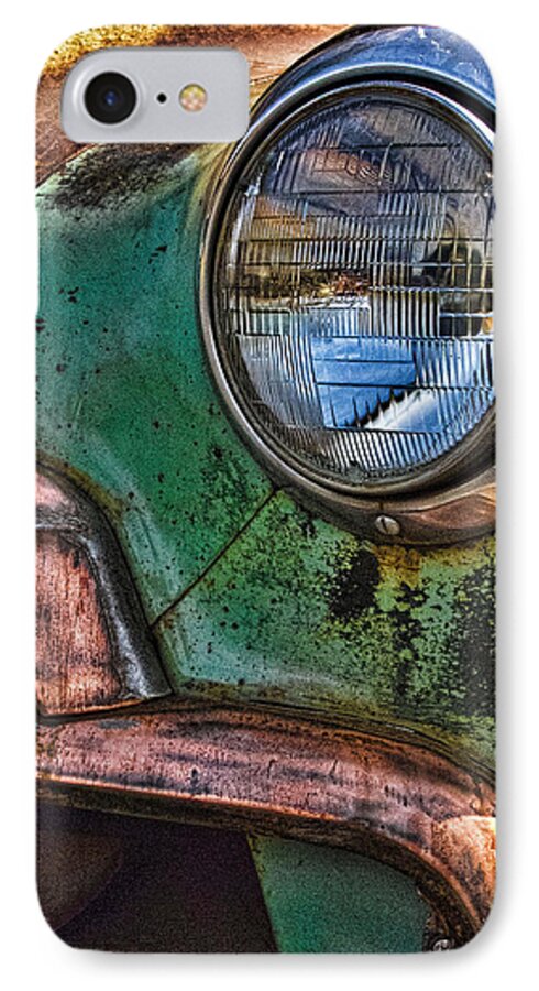 Car iPhone 7 Case featuring the photograph Vintage Chevy 1 by Nancy De Flon