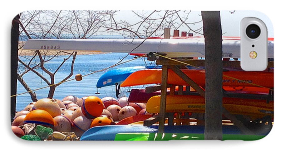 Kayak iPhone 7 Case featuring the photograph Waiting for Summer by Beth Saffer