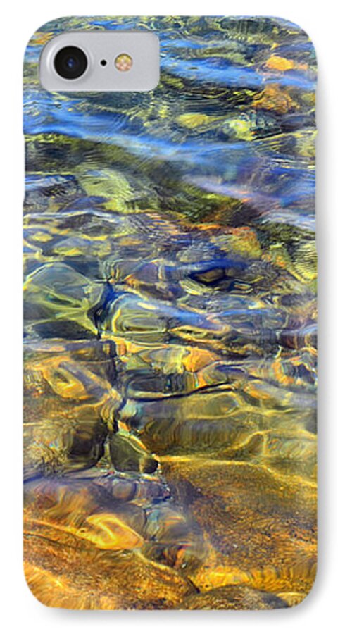 Pond iPhone 7 Case featuring the photograph Water Abstract by Lynda Lehmann