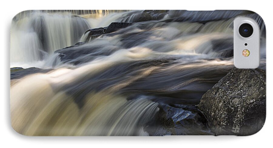 Waterfall iPhone 7 Case featuring the photograph Water Paths by Dan Hefle