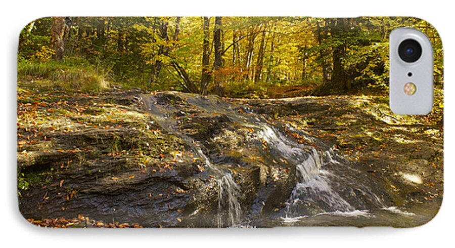 Vermont iPhone 7 Case featuring the photograph Waterville Waterfall Revisited by Alice Mainville