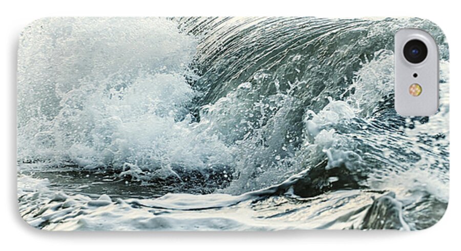 Wave iPhone 7 Case featuring the photograph Waves in stormy ocean by Elena Elisseeva