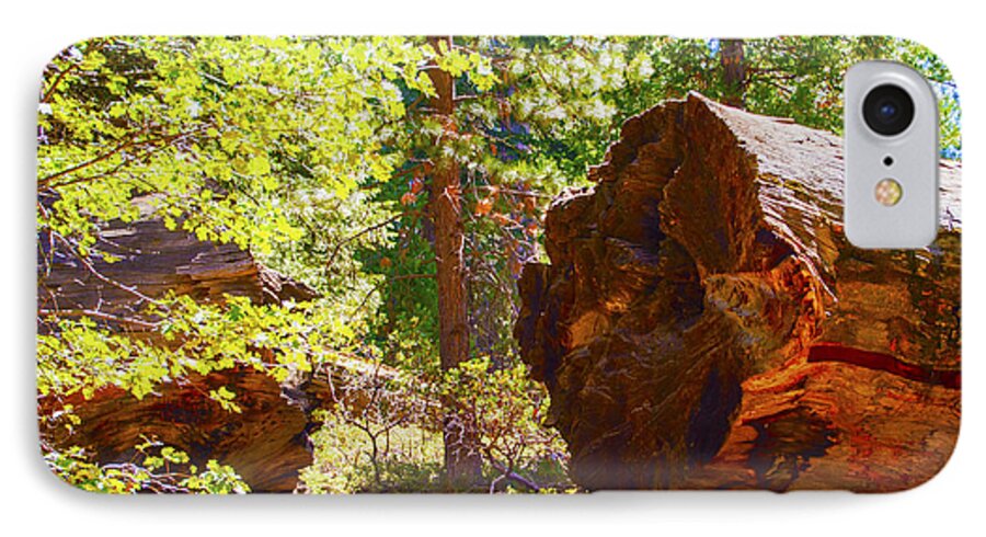 When Giants Fall iPhone 7 Case featuring the photograph When Giants Fall by Barbara Snyder