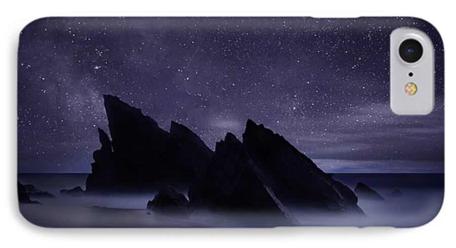 Night iPhone 7 Case featuring the photograph Whispers of eternity by Jorge Maia