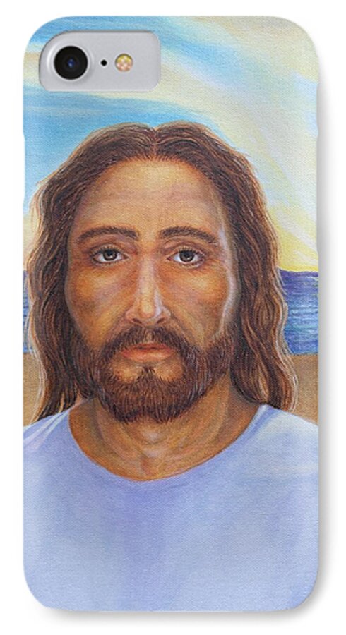 Jesus iPhone 7 Case featuring the painting Will You Follow Me - Jesus by Michele Myers