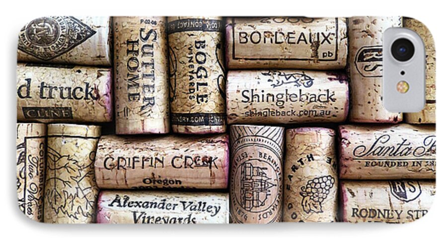 Wine iPhone 7 Case featuring the photograph Wine Corks by Patricia Januszkiewicz