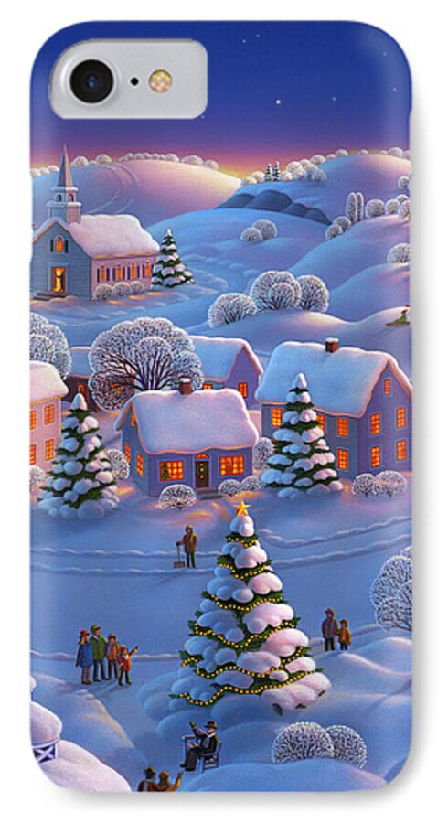 Winter Wonderland iPhone 7 Case featuring the painting Winter Wonderland by Robin Moline
