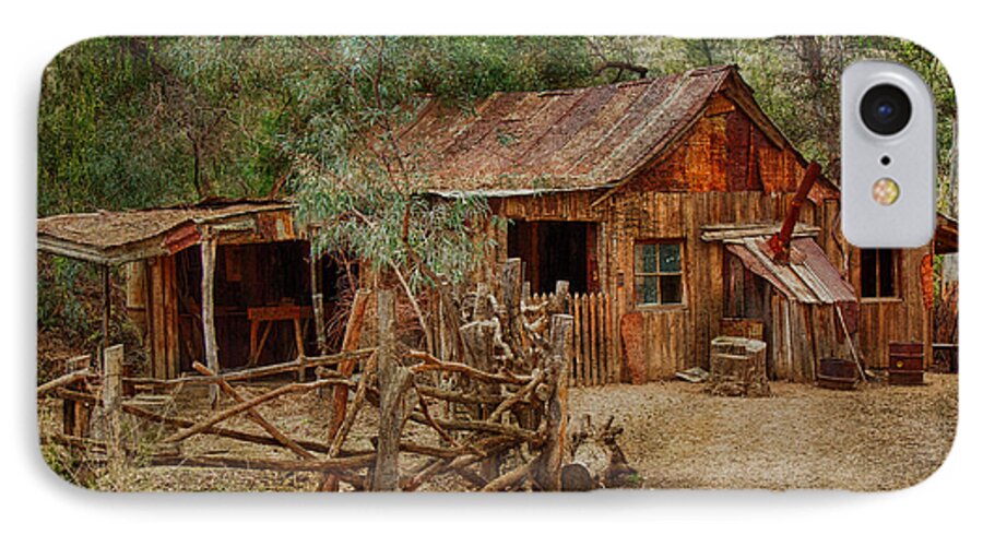 Fred Larson iPhone 7 Case featuring the photograph Wool Shed by Fred Larson