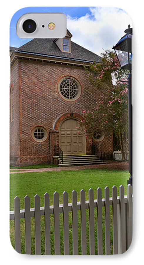 William & Mary iPhone 7 Case featuring the photograph Wren Chapel at William and Mary by Jerry Gammon