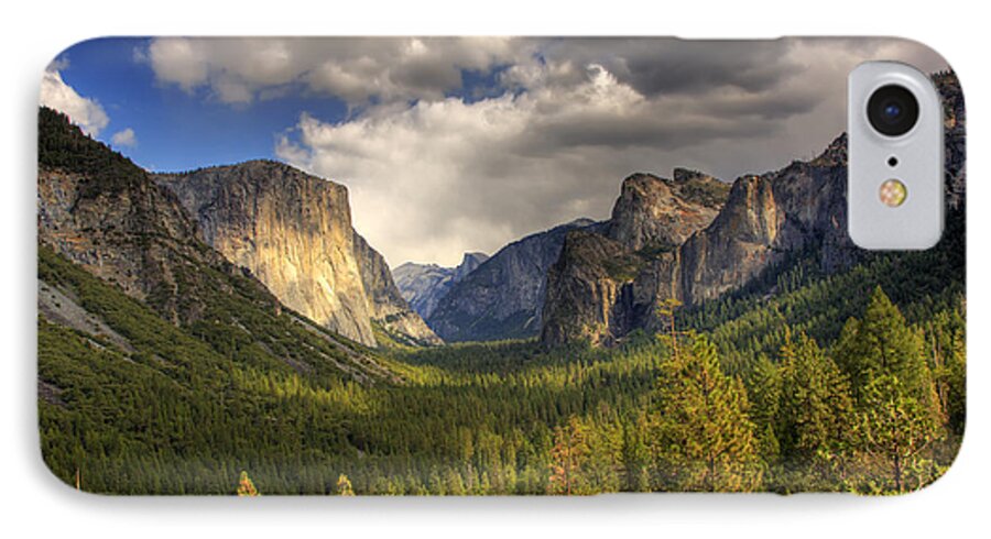 Landscape iPhone 7 Case featuring the photograph Yosemite Valley by Mimi Ditchie