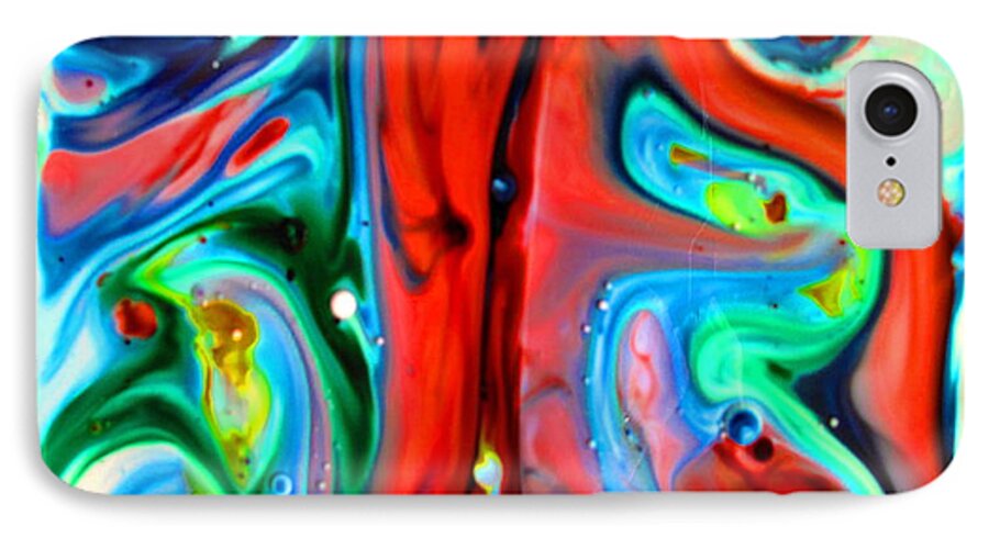 Liquid iPhone 7 Case featuring the painting You Make Me Feel Like Dancing by Joyce Dickens