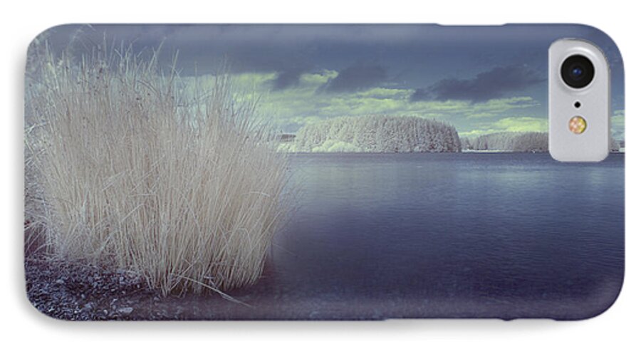 Mono iPhone 7 Case featuring the photograph Infrared at Llyn Brenig by B Cash