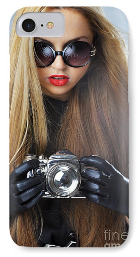Yhun Suarez iPhone 7 Case featuring the photograph Liuda10 #1 by Yhun Suarez