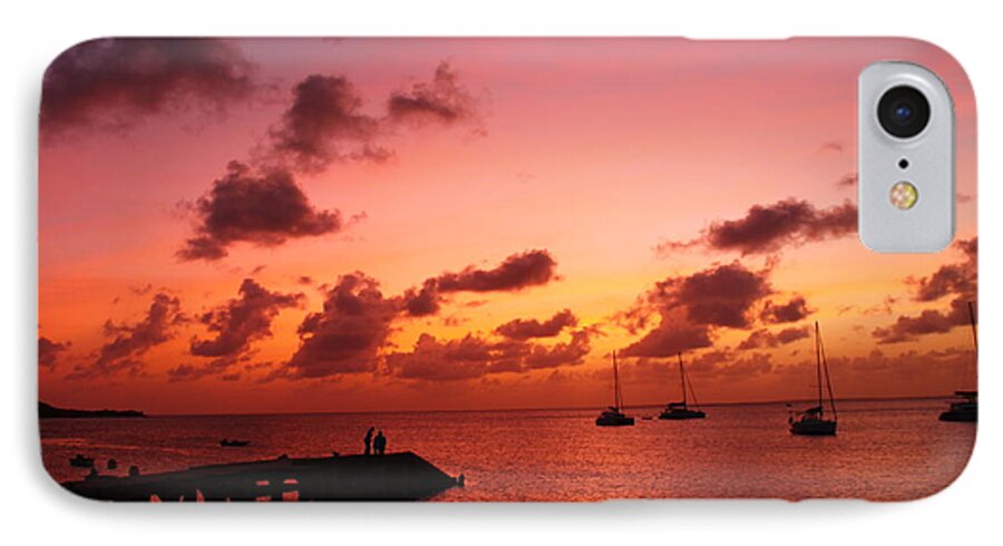 Sunset iPhone 7 Case featuring the photograph Sunset #1 by Catie Canetti