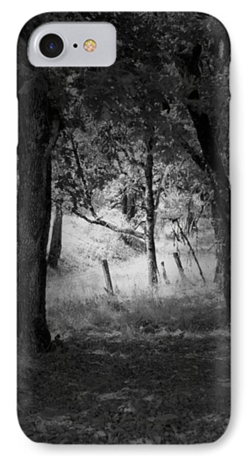 Landscape iPhone 7 Case featuring the photograph Through the Trees #1 by Kathleen Grace