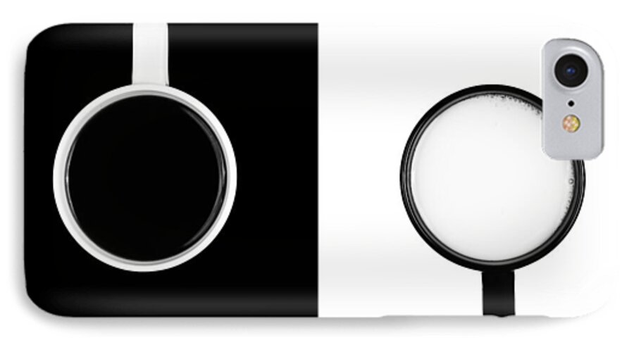 Background iPhone 7 Case featuring the photograph Yin and Yang #1 by Gert Lavsen
