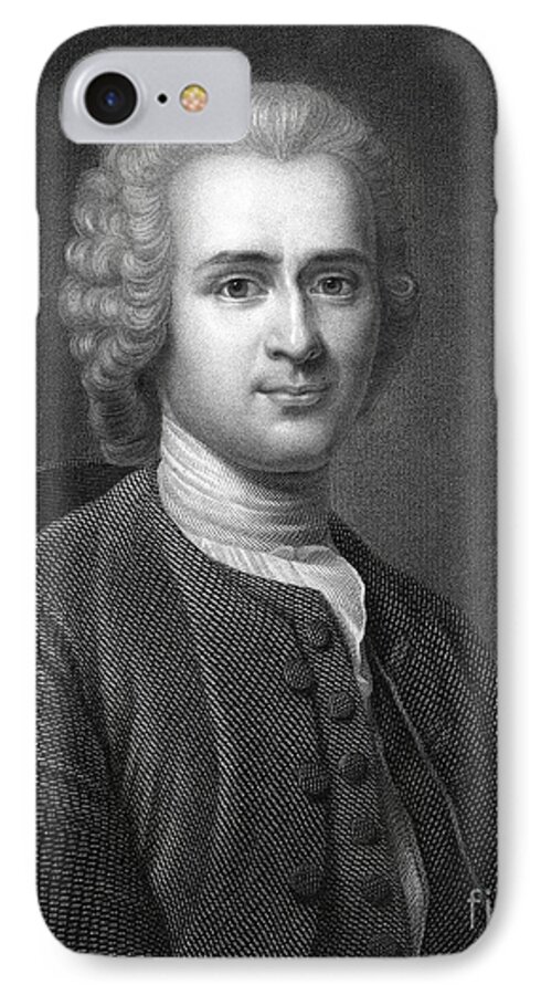 18th Century iPhone 7 Case featuring the photograph Jean Jacques Rousseau #4 by Granger