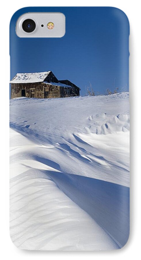 Adversity iPhone 7 Case featuring the photograph Alberta, Canada Abandoned Farm Building by Philippe Widling