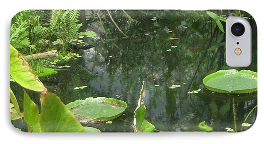 Lily Pad iPhone 7 Case featuring the photograph Among The Lily Pads by Melissa McCrann