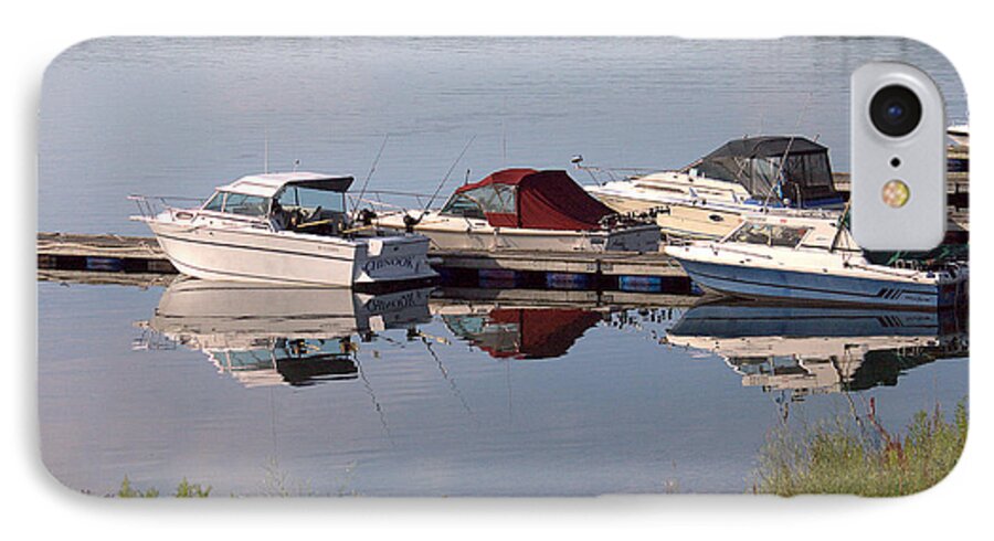Photography iPhone 7 Case featuring the photograph Boats at the Marina by Jale Fancey