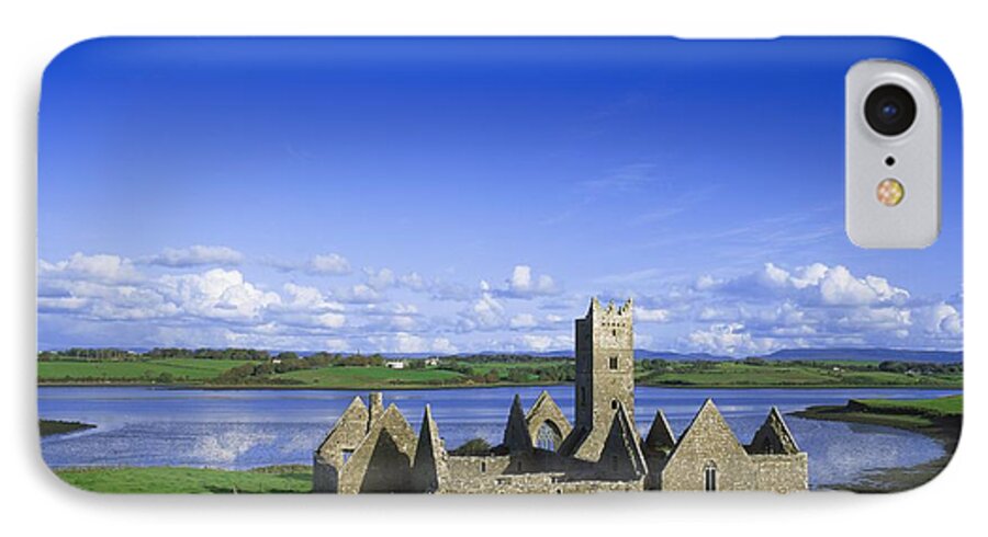 Ancient Ruins iPhone 7 Case featuring the photograph Boyle Abbey, Ballina, Co Mayo by The Irish Image Collection 