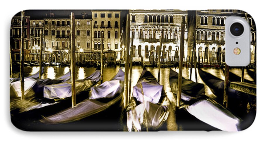 Gondolas iPhone 7 Case featuring the photograph Canal Grande by Joana Kruse