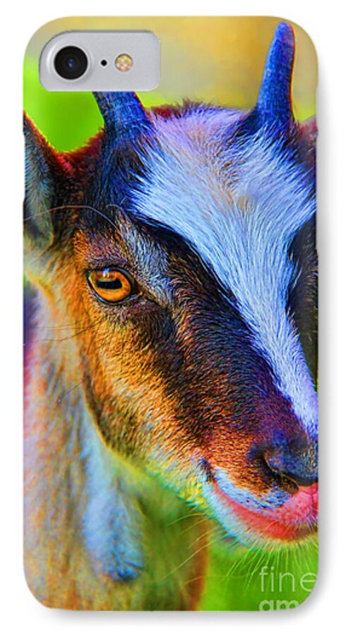 Candy Goat iPhone 7 Case featuring the photograph Candy Goat by Mariola Bitner