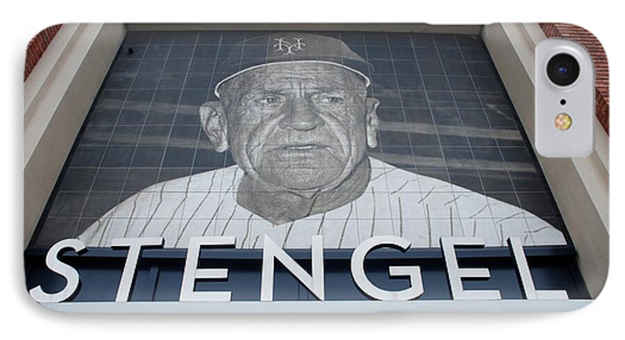 Shea Stadium iPhone 7 Case featuring the photograph Casey Stengel by Rob Hans