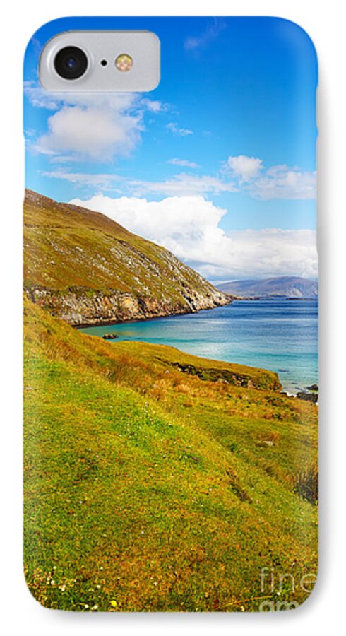 Mayo Coast iPhone 7 Case featuring the photograph Coast at Keem Bay on Achill Island by Gabriela Insuratelu