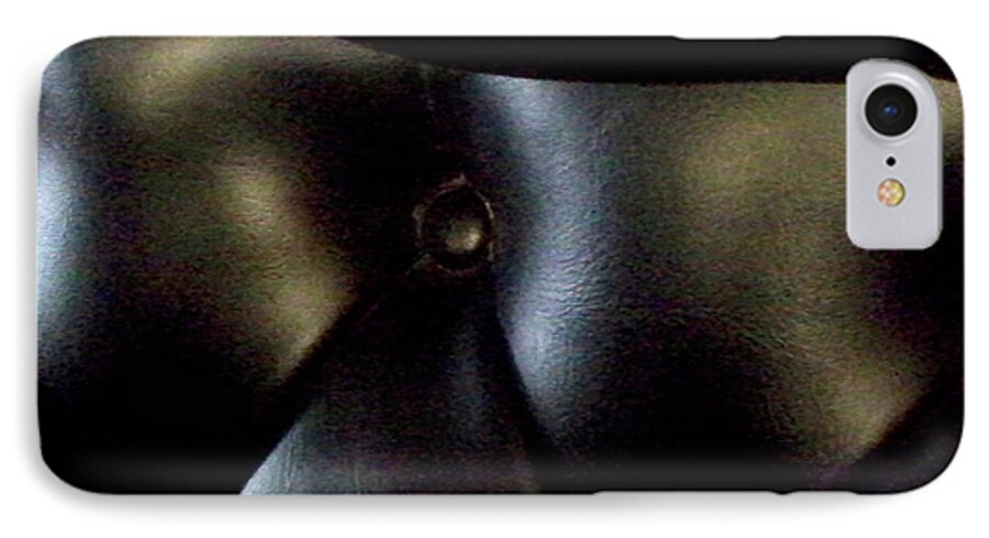 Black iPhone 7 Case featuring the photograph Dark Temptation by Newel Hunter