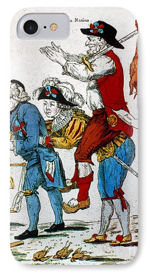 1792 iPhone 7 Case featuring the photograph French Revolution, 1792 by Granger
