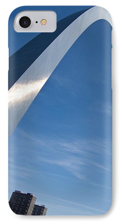 St. Louis iPhone 7 Case featuring the photograph Gateway Arch in St Louis by Nancy De Flon
