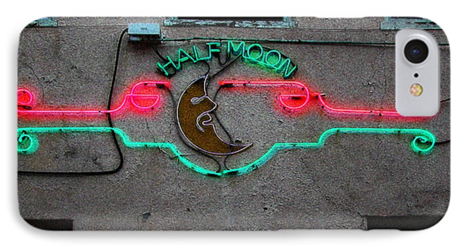 Moon iPhone 7 Case featuring the photograph Half Moon Bar New Orleans by Kathleen K Parker
