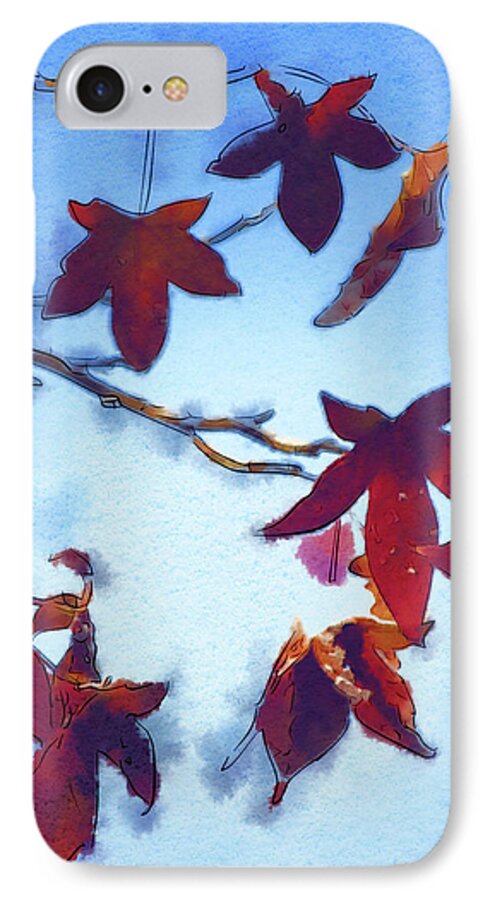 Nature iPhone 7 Case featuring the digital art Here Today by Holly Ethan