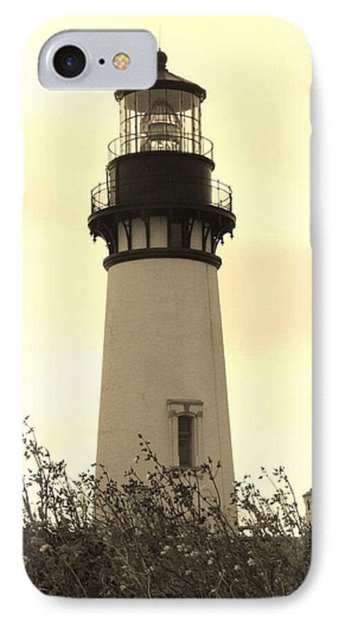 Yaquina Bay Lighthouse iPhone 7 Case featuring the photograph Lighthouse Tranquility by Athena Mckinzie