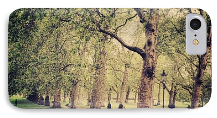 Instalondon iPhone 7 Case featuring the photograph #london #greenpark #park #trees #green by Neil Menday
