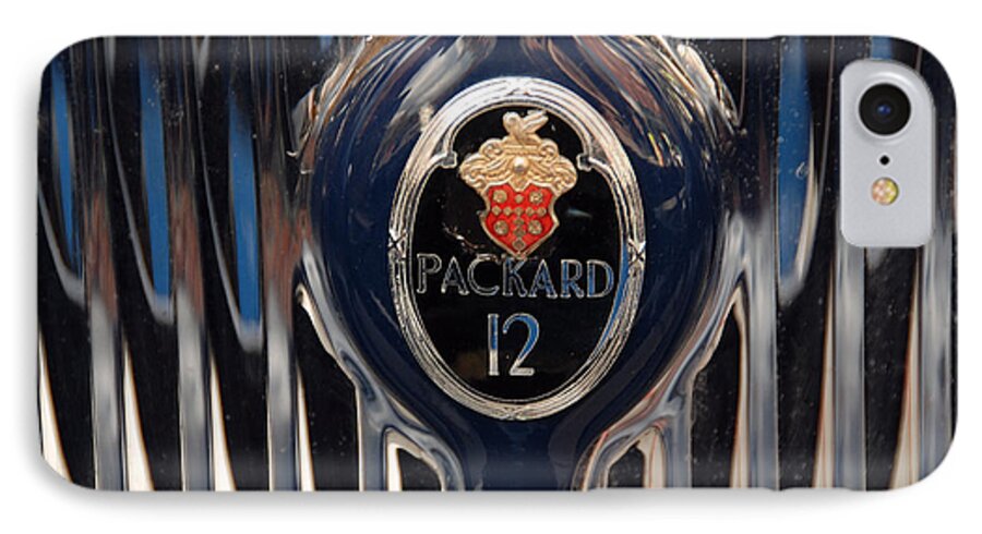 Automobiles iPhone 7 Case featuring the photograph Marque Packard 12 by John Schneider
