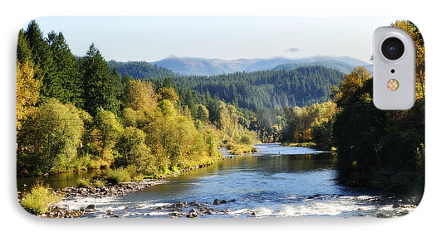 Mckenzie River iPhone 7 Case featuring the photograph McKenzie River by Mindy Bench
