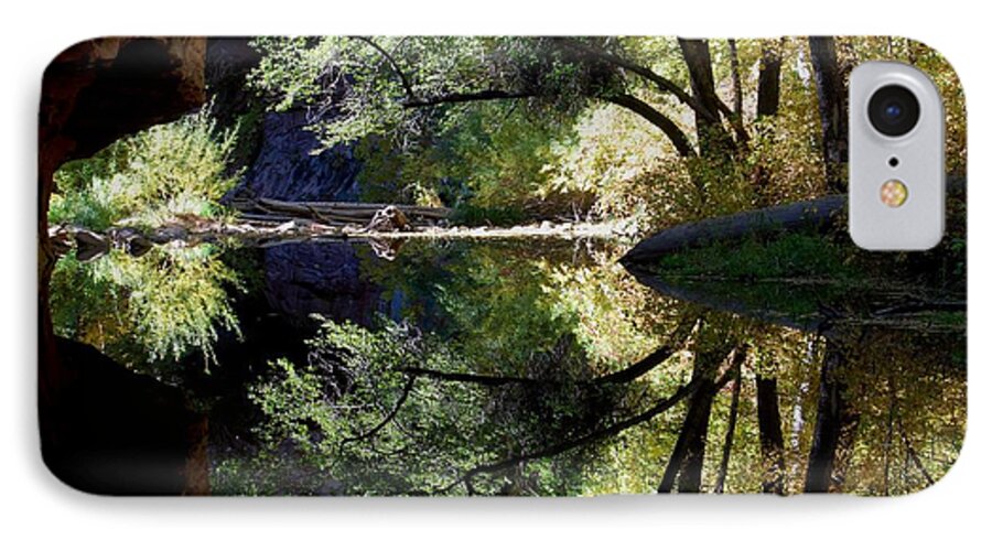 Reflection iPhone 7 Case featuring the photograph Mirror Reflection by Tam Ryan