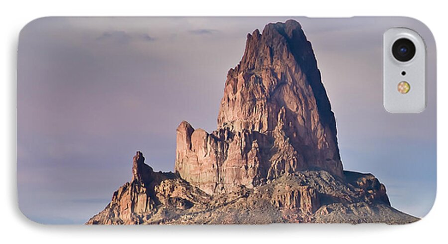 Volcanic iPhone 7 Case featuring the photograph Monolith by Mike Hendren