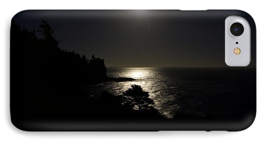 Canada iPhone 7 Case featuring the photograph Moon Over DOr by Brent L Ander